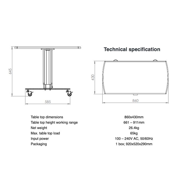 MDT Electrical Table MD-02 - Image 3