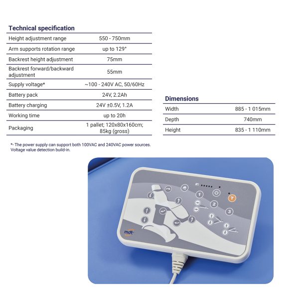 MDT Operating Table SC-1 Surgical Chair - Image 3